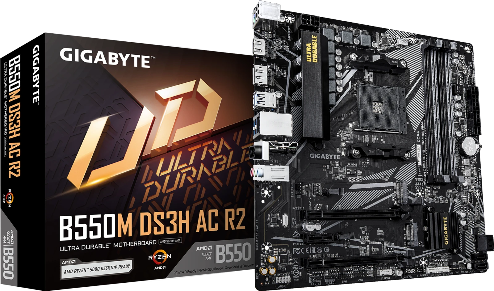 Gigabyte B550M DS3H AC R2